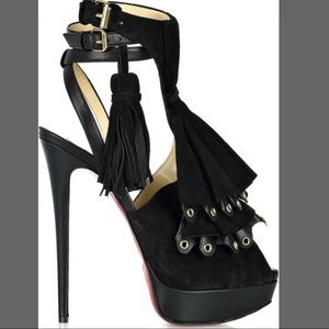 Christian Louboutin Misfit 150 Suede With Tassels